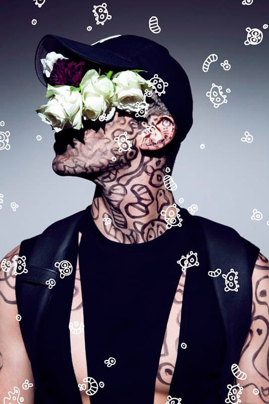 Dazed & Confused's "To Me You Are A Work of Art" featuring Illustrations by Nicola Formichetti