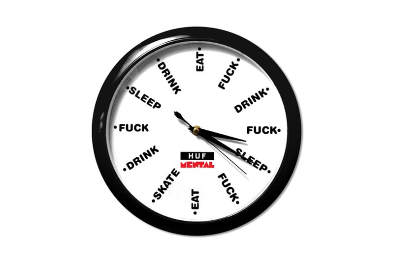 HUF and Skate Mental Clock Re-Releases In a New Color