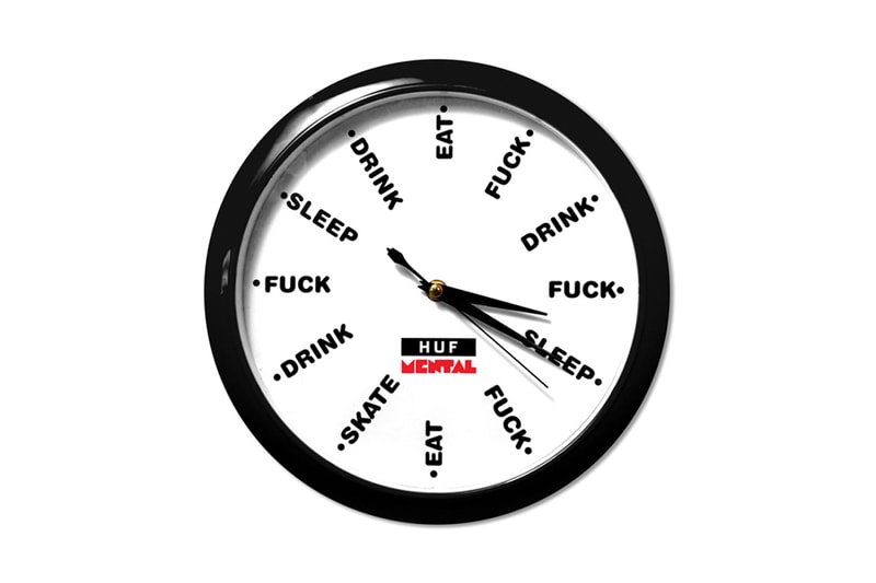 HUF and Skate Mental Clock Re-Releases In a New Color