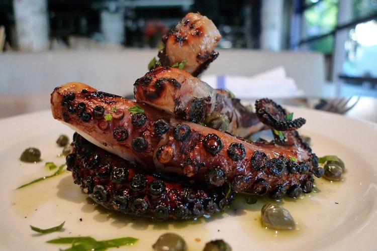 HYPEBEAST Eats... Boukies Marinated Grilled Octopus by Boukies NYC
