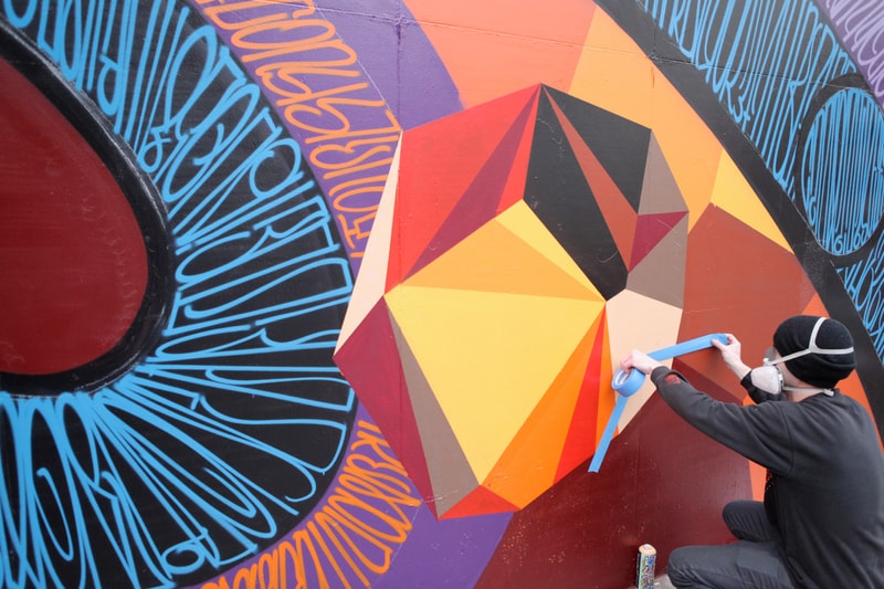 JURNE and MWM's Mural in Downtown Los Angeles