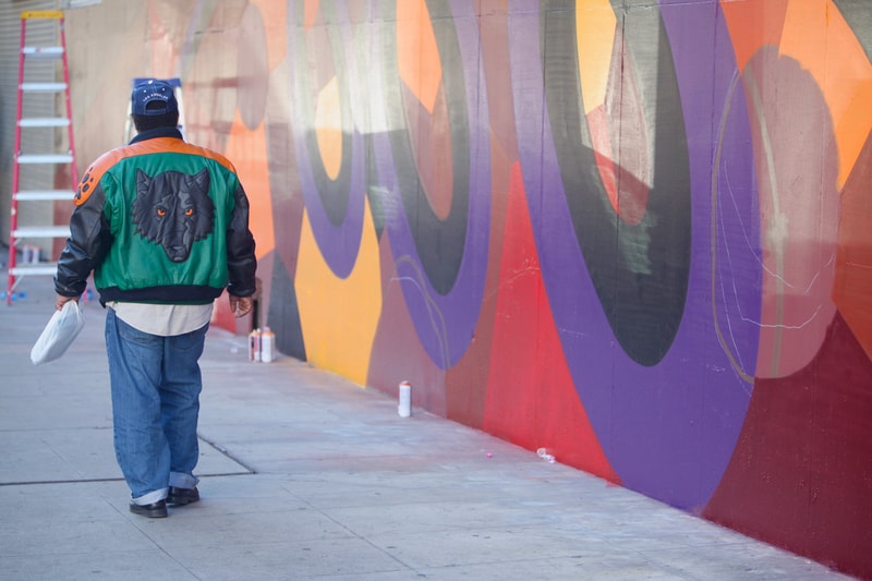 JURNE and MWM's Mural in Downtown Los Angeles