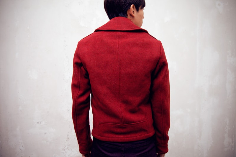 Karmaloop Plus x Spiewak Red Heather Hancock Aviator Jacket