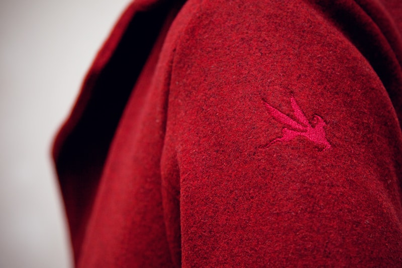 Karmaloop Plus x Spiewak Red Heather Hancock Aviator Jacket