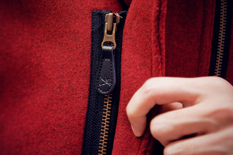 Karmaloop Plus x Spiewak Red Heather Hancock Aviator Jacket