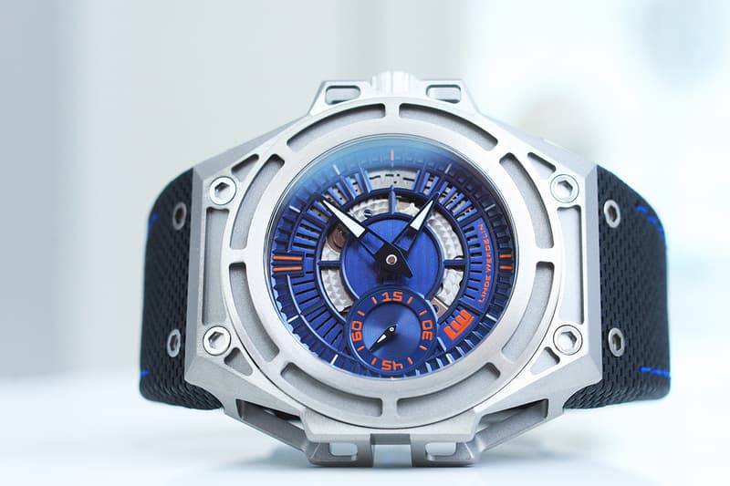 Linde Werdelin SpidoLite II Titanium Blue and Red