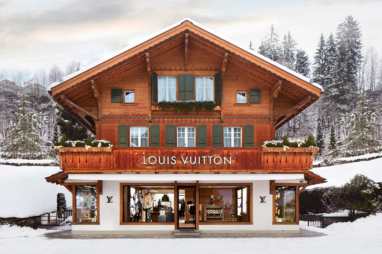 Louis Vuitton Opens New Winter Resort Store in Switzerland