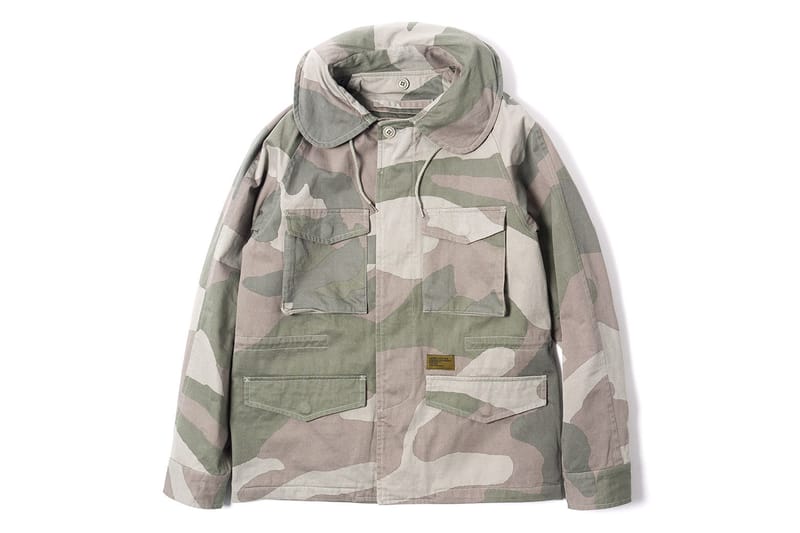 Maiden Noir Military Field Jacket Beige Camo