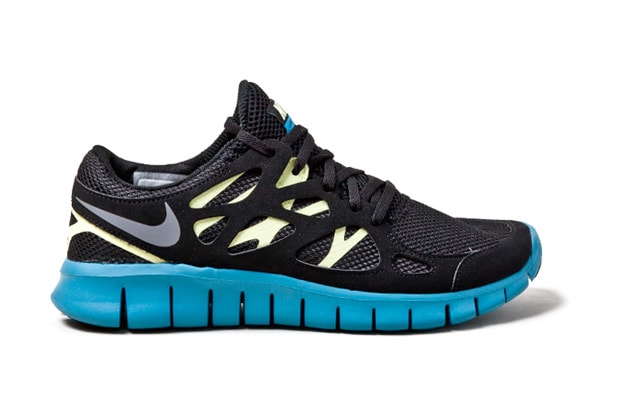 Nike Free Run+ 2 Black/Yellow-Blue