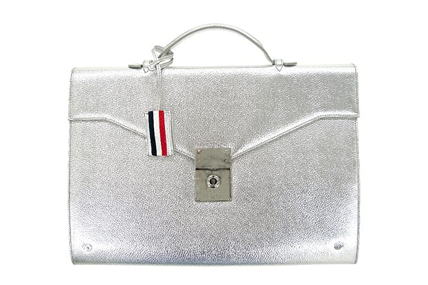 Thom Browne Silver Briefcase for Dover Street Market