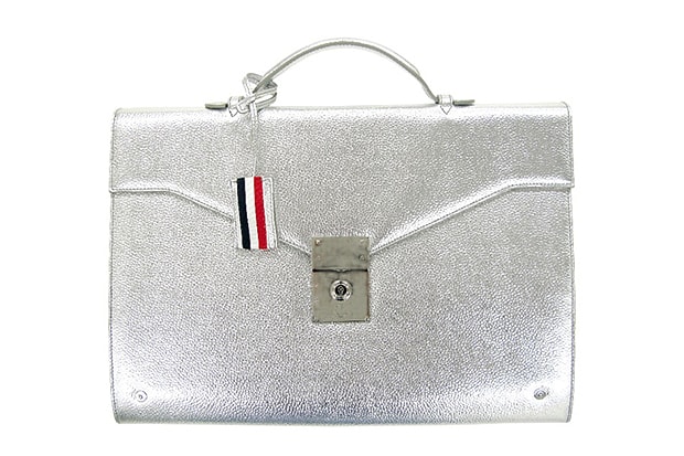 Thom Browne Silver Briefcase for Dover Street Market