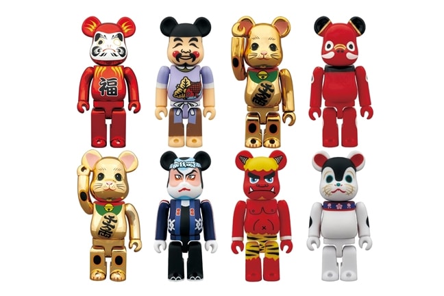 TOKYO SKYTREE x Medicom Toy 400% Bearbrick "Manekineko Daruma Gold"