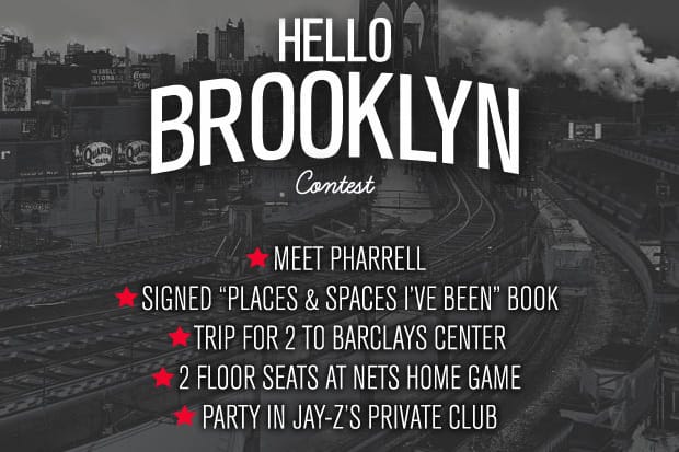 Meet Pharrell and sit in Jay-Z’s Floor Seats! Karmaloop & Billionaire Boys Club Present: The “Hello Brooklyn” Contest