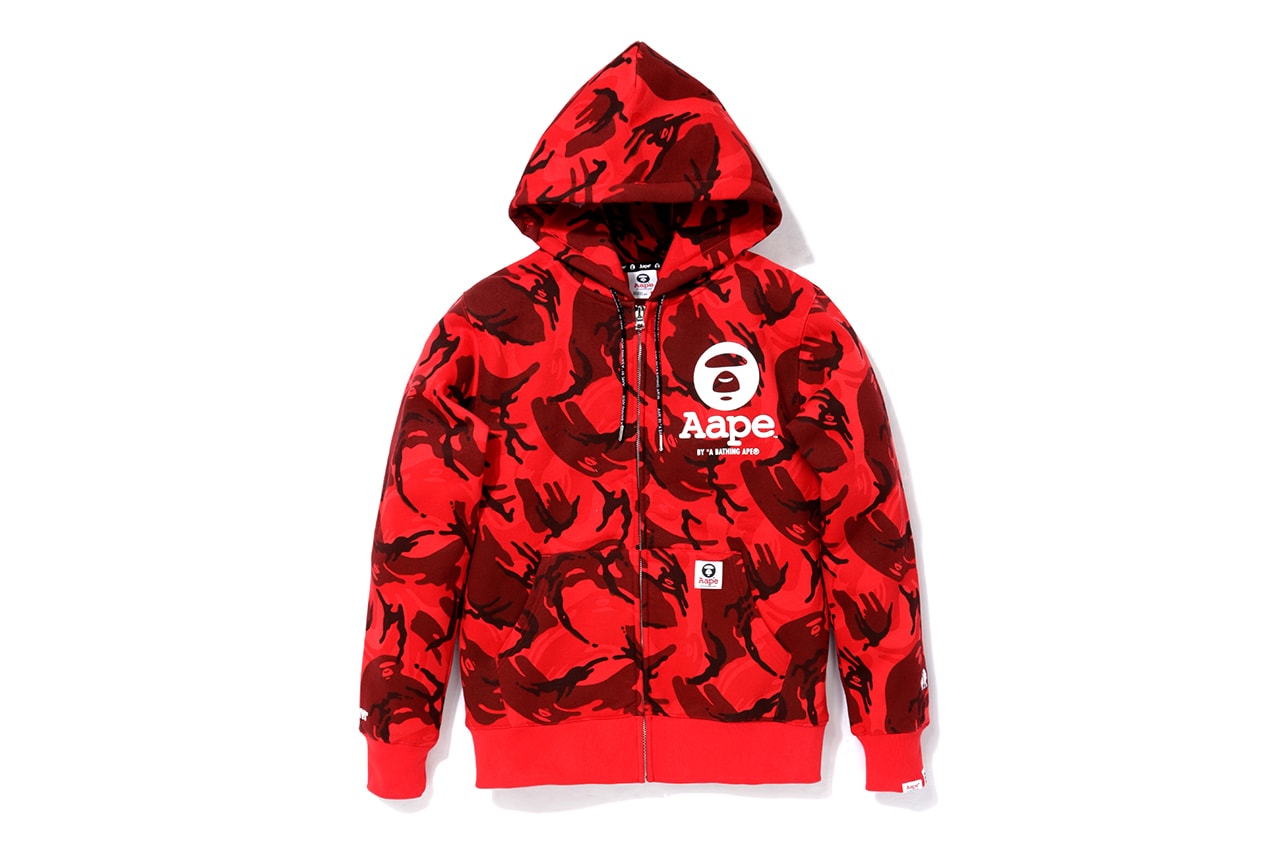 AAPE by A Bathing Ape 2013 Red Camo Collection