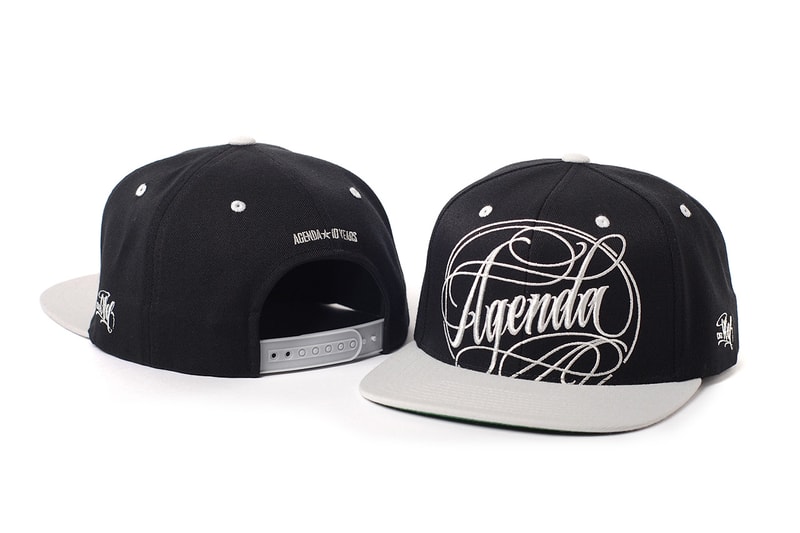 Agenda 10th Anniversary Caps with Black Scale, BornxRaised, Poler Camping Stuff and OGABEL