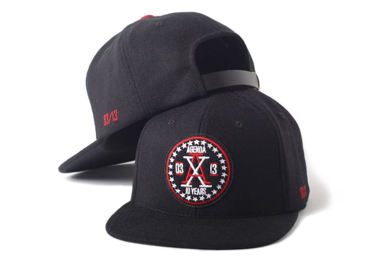Agenda 10th Anniversary Caps with SSUR, HUF and Staple Design
