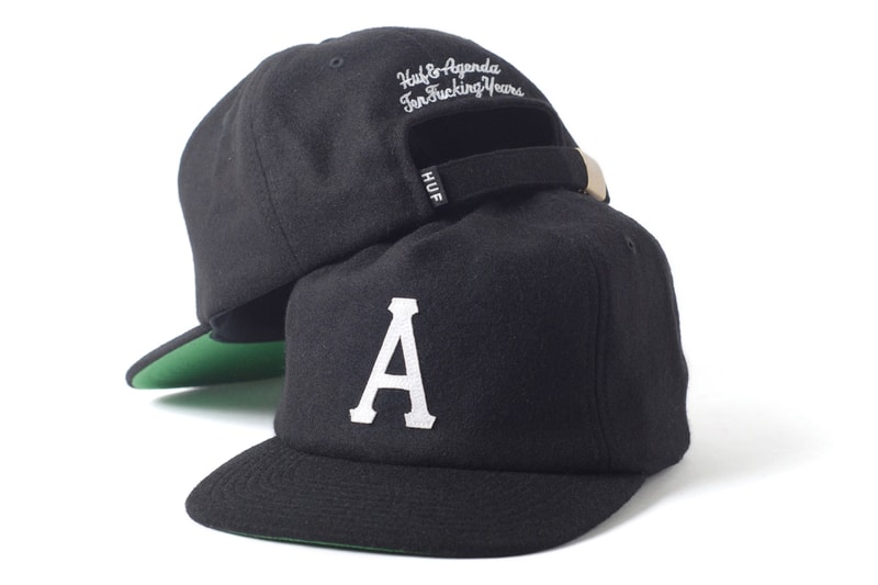 Agenda 10th Anniversary Caps with SSUR, HUF and Staple Design