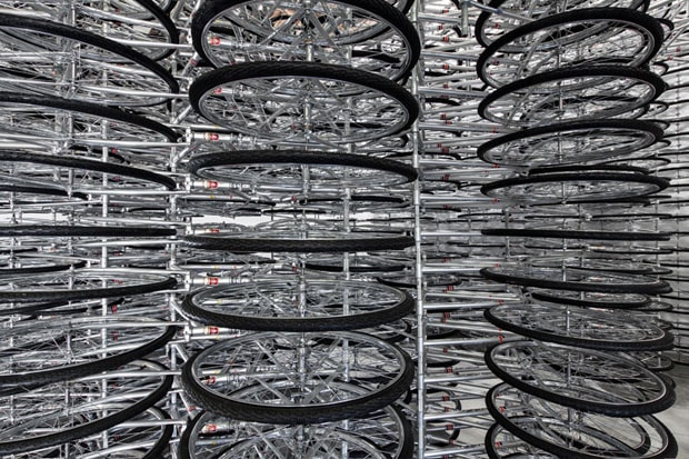 Ai WeiWei's "Stacked" Installation Features 760 Bikes