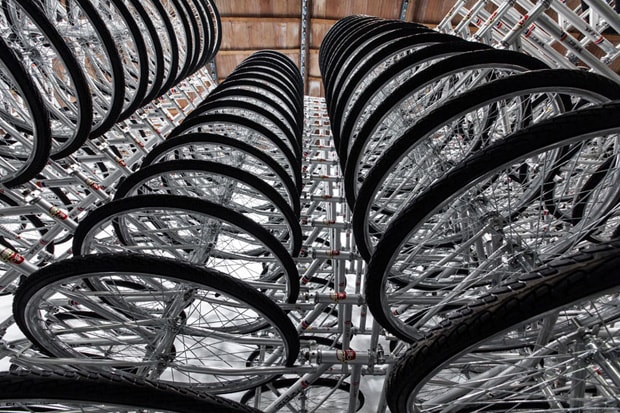 Ai WeiWei's "Stacked" Installation Features 760 Bikes