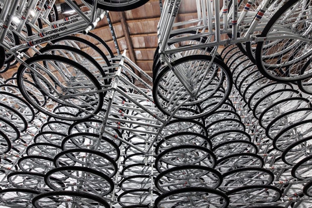Ai WeiWei's "Stacked" Installation Features 760 Bikes