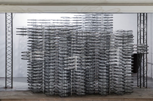 Ai WeiWei's "Stacked" Installation Features 760 Bikes