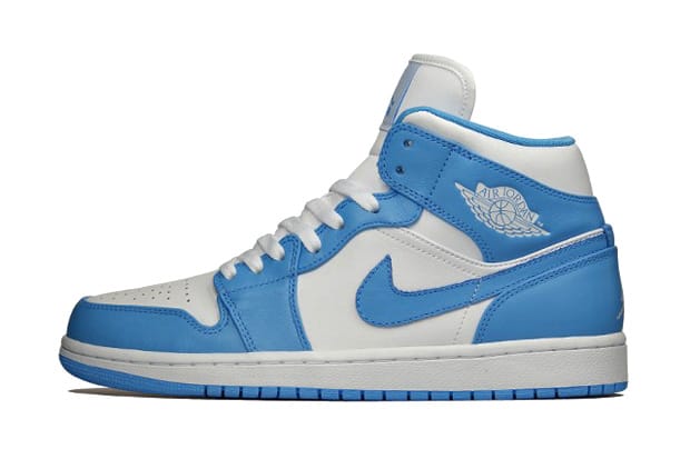 retro jordan 1 blue and white