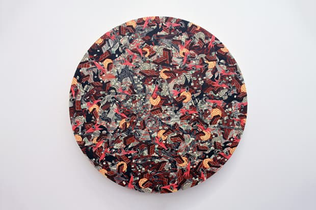 Andrew Schoultz "Fall Out" Exhibition @ Mark Moore Gallery