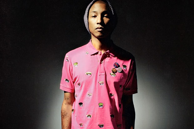 Pharrell Williams Models Billionaire Boys Club and A Bathing Ape