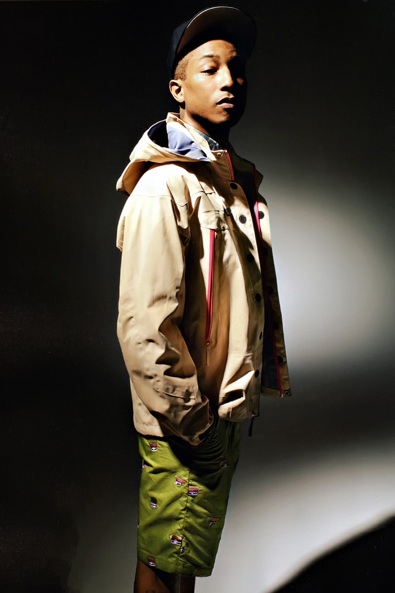 Pharrell Williams Models Billionaire Boys Club and A Bathing Ape