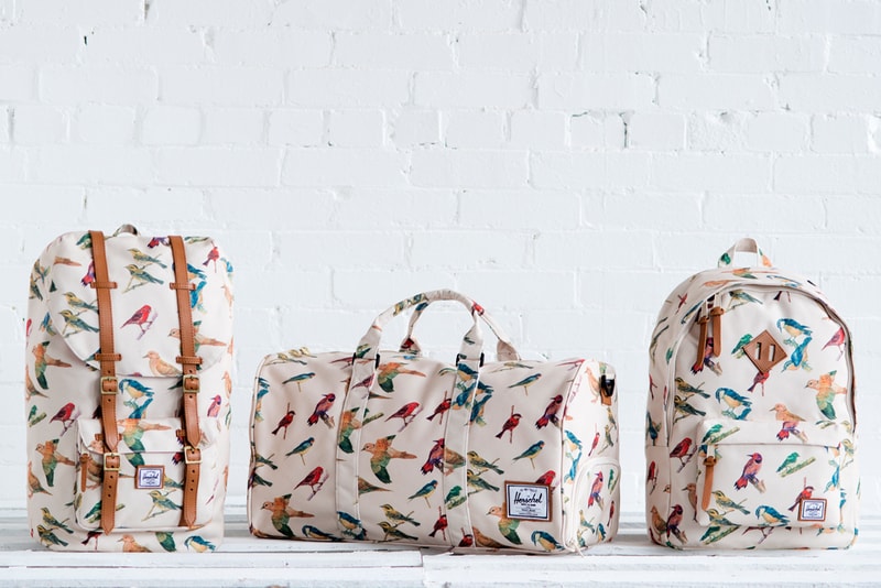 Herschel Supply Co. 2013 Spring Bad Hills "Bird Print" Collection