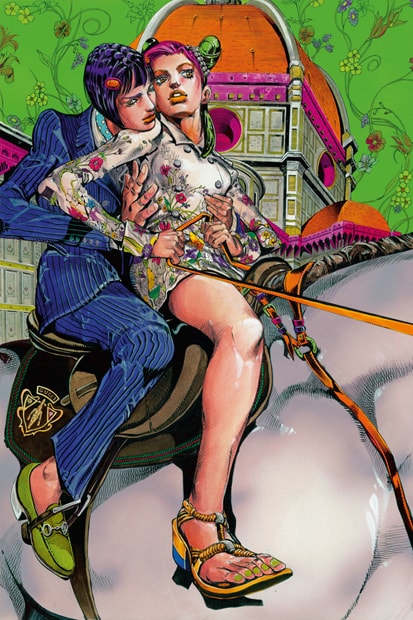 Hirohiko Araki's Manga for Gucci