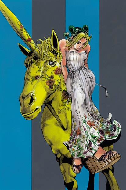 Hirohiko Araki's Manga for Gucci