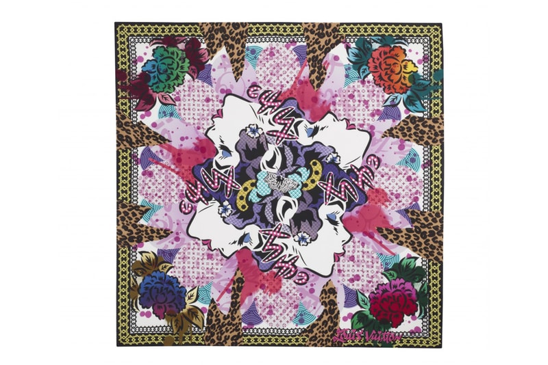 Louis Vuitton Foulards D'Artistes by RETNA, Aiko and Os Geméos