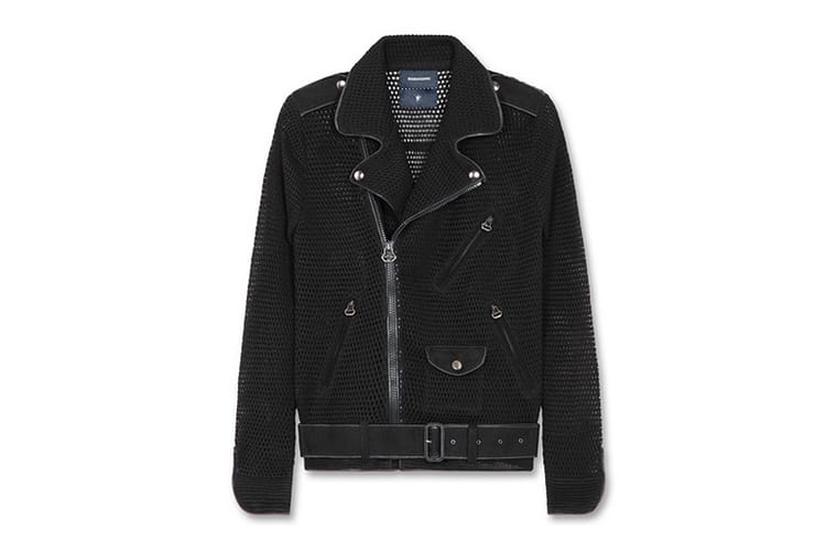 MIHARAYASUHIRO Linen Knit Double Riders Jacket