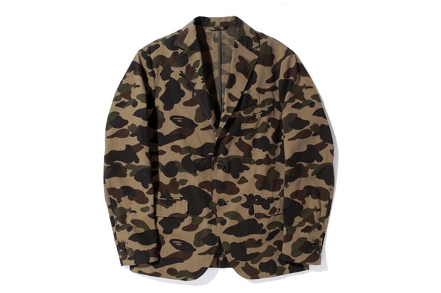 Mr. Bathing Ape 2013 Spring MR 1ST CAMO SEERSUCKER 3BUTTON JACKET 