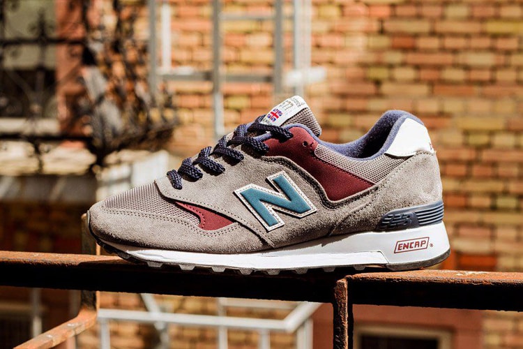 New Balance 577 D "Grey/Burgundy"