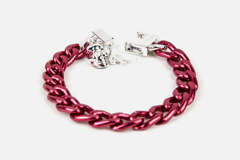 Raf Simons x Atelier 11 Fuchsia Aluminium Bracelet 