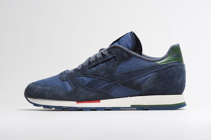 reebok classic leather blue suede