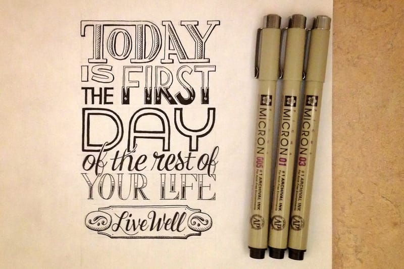 Sean McCabe's Hand-Lettered Quotes
