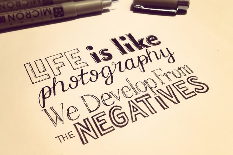 Sean McCabe's Hand-Lettered Quotes