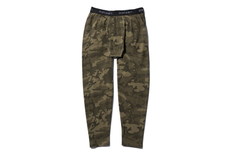 SOPHNET. Camouflage Waffle Shirts & Pants