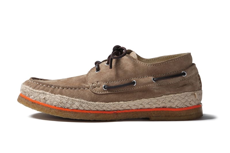 SOPHNET. Leather Deck Moccasin
