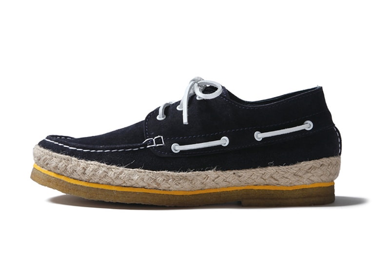 SOPHNET. Leather Deck Moccasin