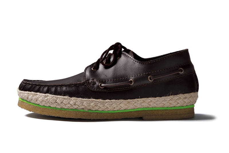 SOPHNET. Leather Deck Moccasin