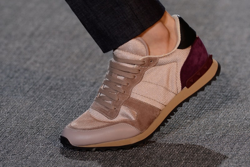 Valentino 2013 Spring/Summer Panelled Leather and Suede Sneakers