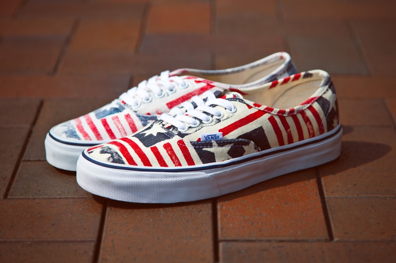 Vans California Van Doren Series 2013 Spring Authentic CA "Retro Flag" 