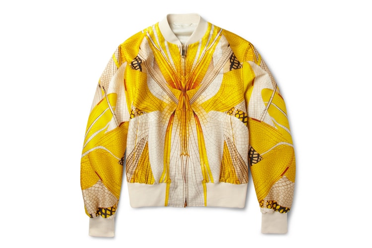 Alexander McQueen Dragonfly-Print Bomber