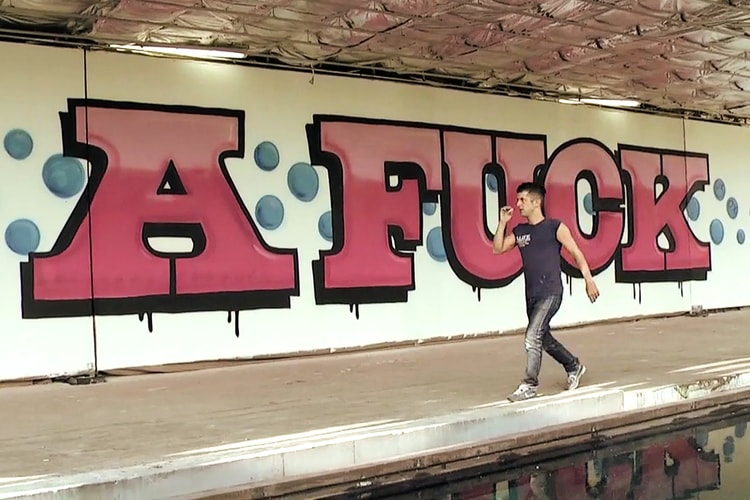 André Saraiva "I Don’t Give A Fuck" Mural Video