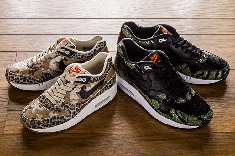 atmos x Nike Air Max 1 Animal Camo Pack
