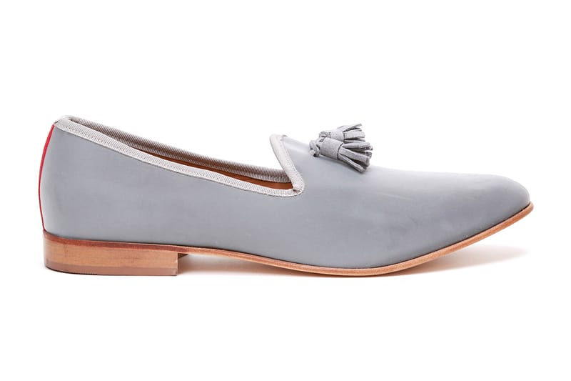 Del Toro 3M Slipper with Grey Suede Tassel